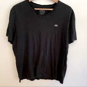 Lacoste vneck cotton tshirt